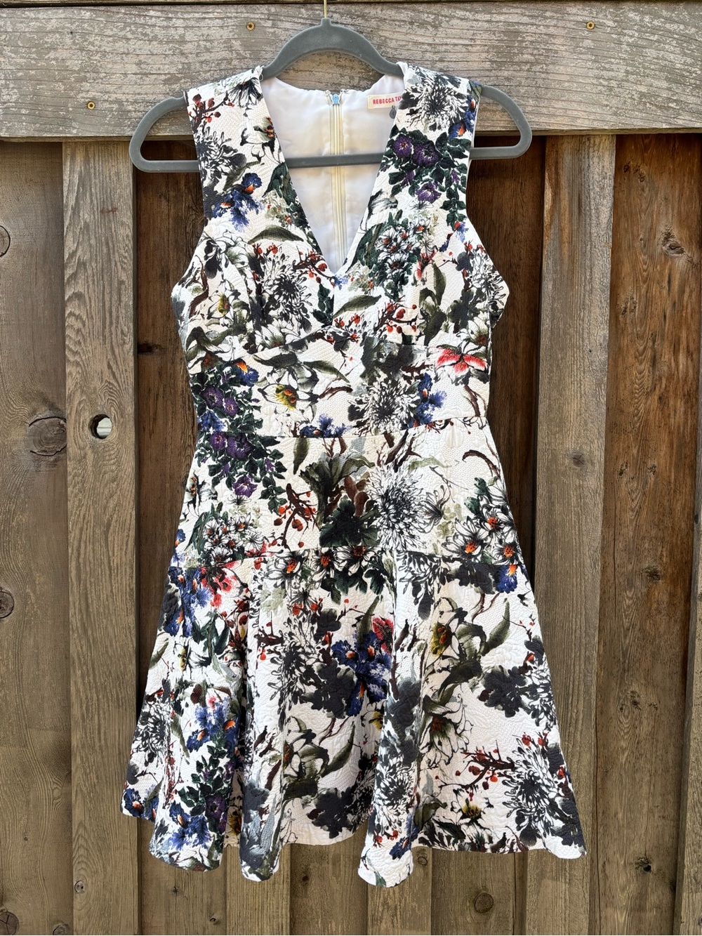 Rebecca Taylor Floral Garden Party Dress Boho Fairy 4